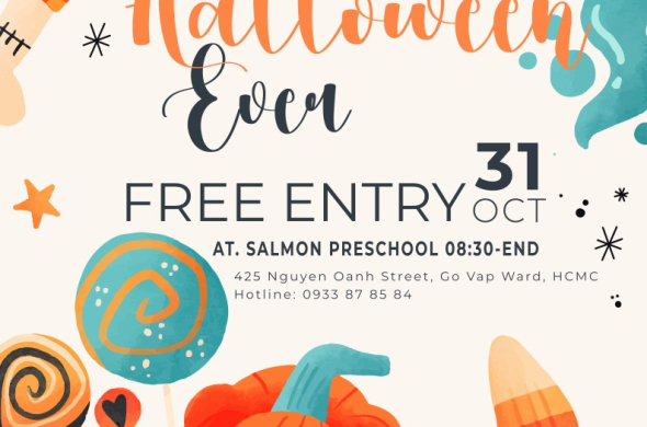 THƯ MỜI THAM DỰ PUMPKIN FESTIVAL 2025 TẠI SALMON PRESCHOOL